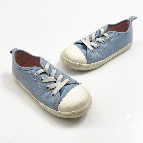 Old Navy toddler girls blue slip on sneakers - Picture 1 of 8